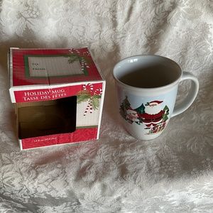 Royal Norfolk Christmas.  Santa and Toys coffee ceramic cup/mug 12 oz
